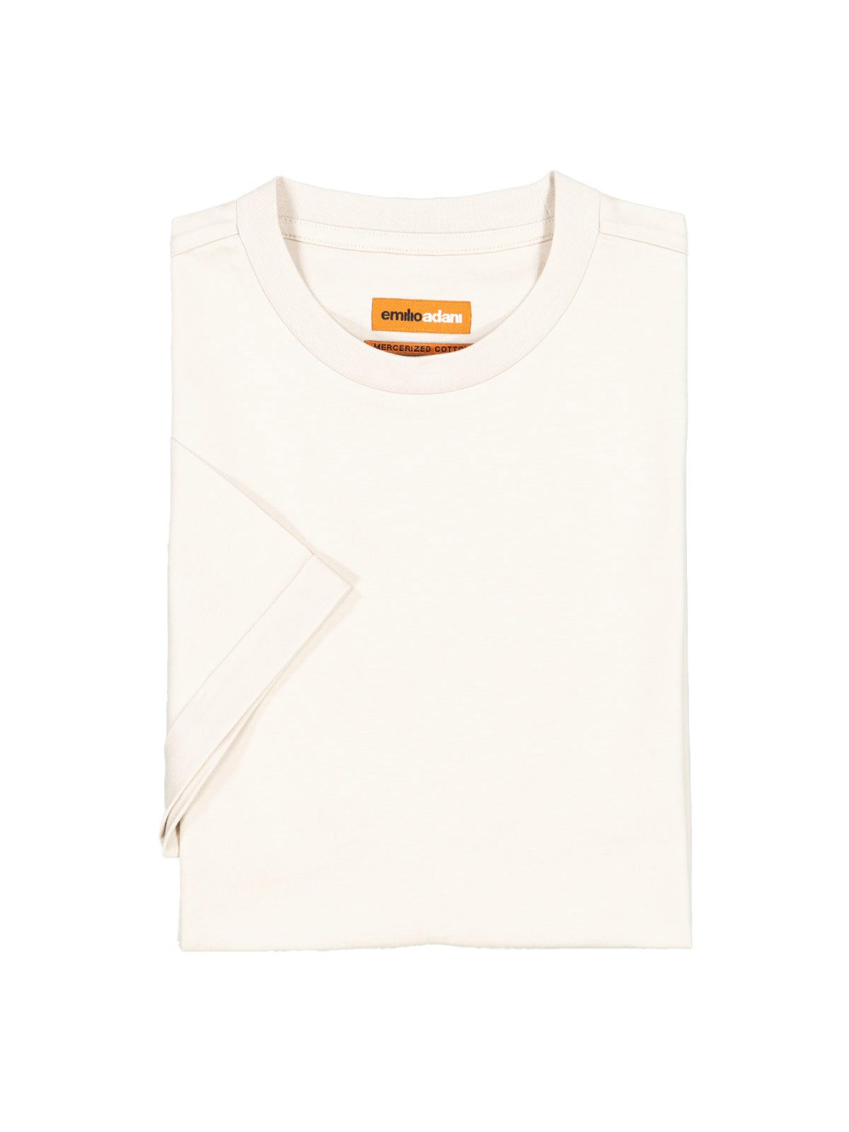 emilio adani T-Shirt emilio adani Herren T-Shirt aus hochwertiger Baumwolle, Braunbeige