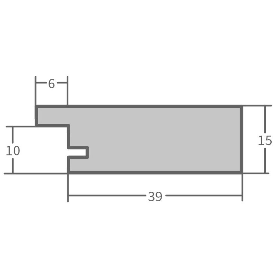 H770, Landhaus aus Wandspiegel Eiche-Optik, im Massivholz WANDStyle Stil