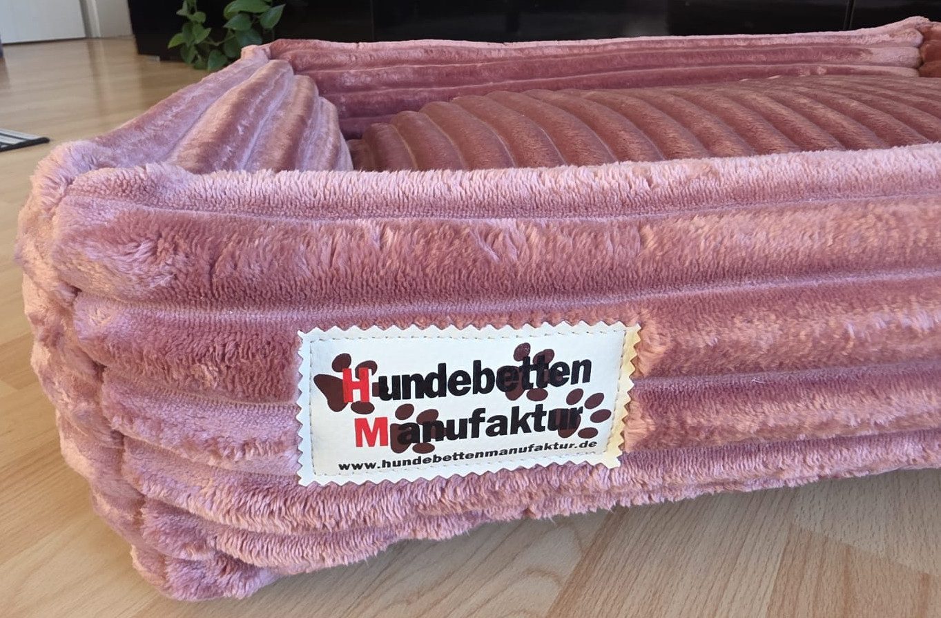 Hundebettenmanufaktur Hundebett Hundebett Cavo mit abnehmarem und waschbarem Cordbezug