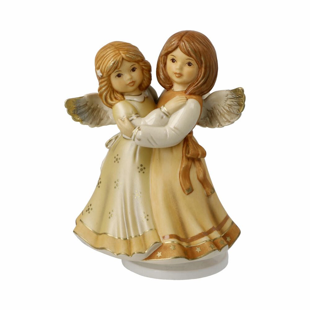 Goebel Engelfigur Fröhliche Weihnachten, Champagner, 16 cm