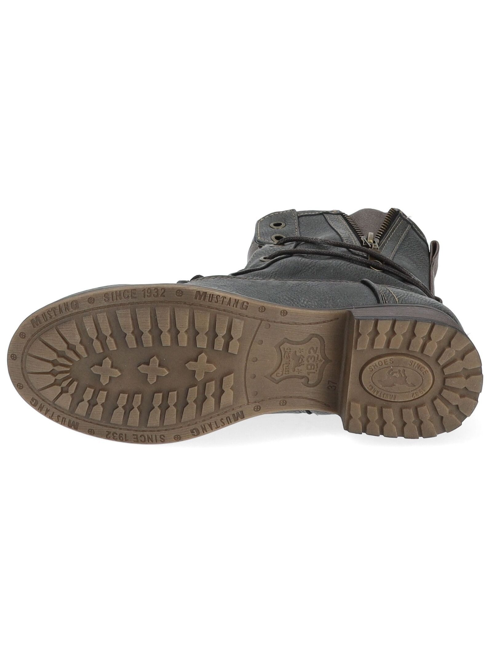 Mustang Shoes Mustang Shoes Stiefelette Lederimitat Schnürstiefelette