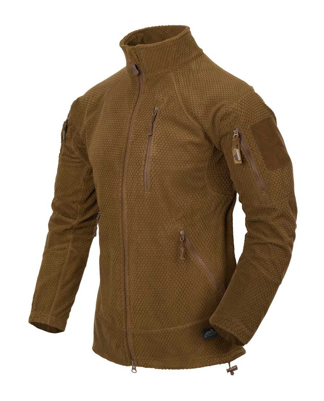 Helikon-Tex Fleecejacke ALPHA Tactical Jacket - Grid Fleece - Coyote