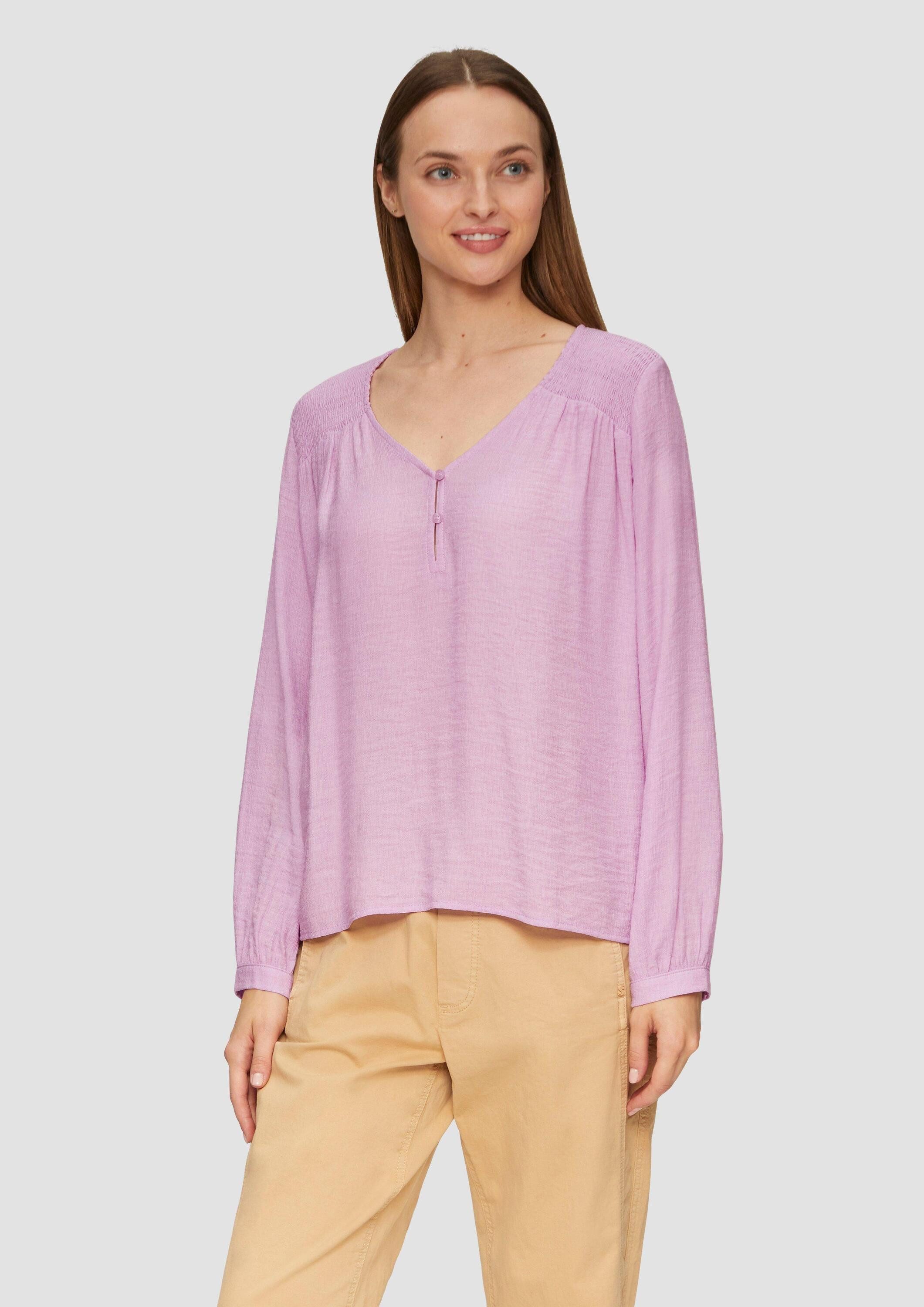 s.Oliver Langarmbluse Bluse (1-tlg) günstig online kaufen