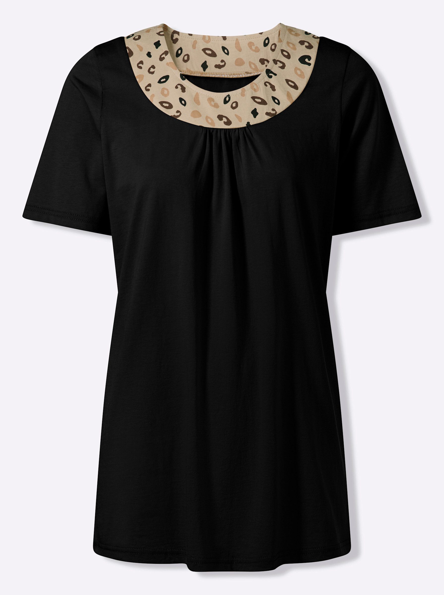 T-Shirt Longshirt Kurzarm