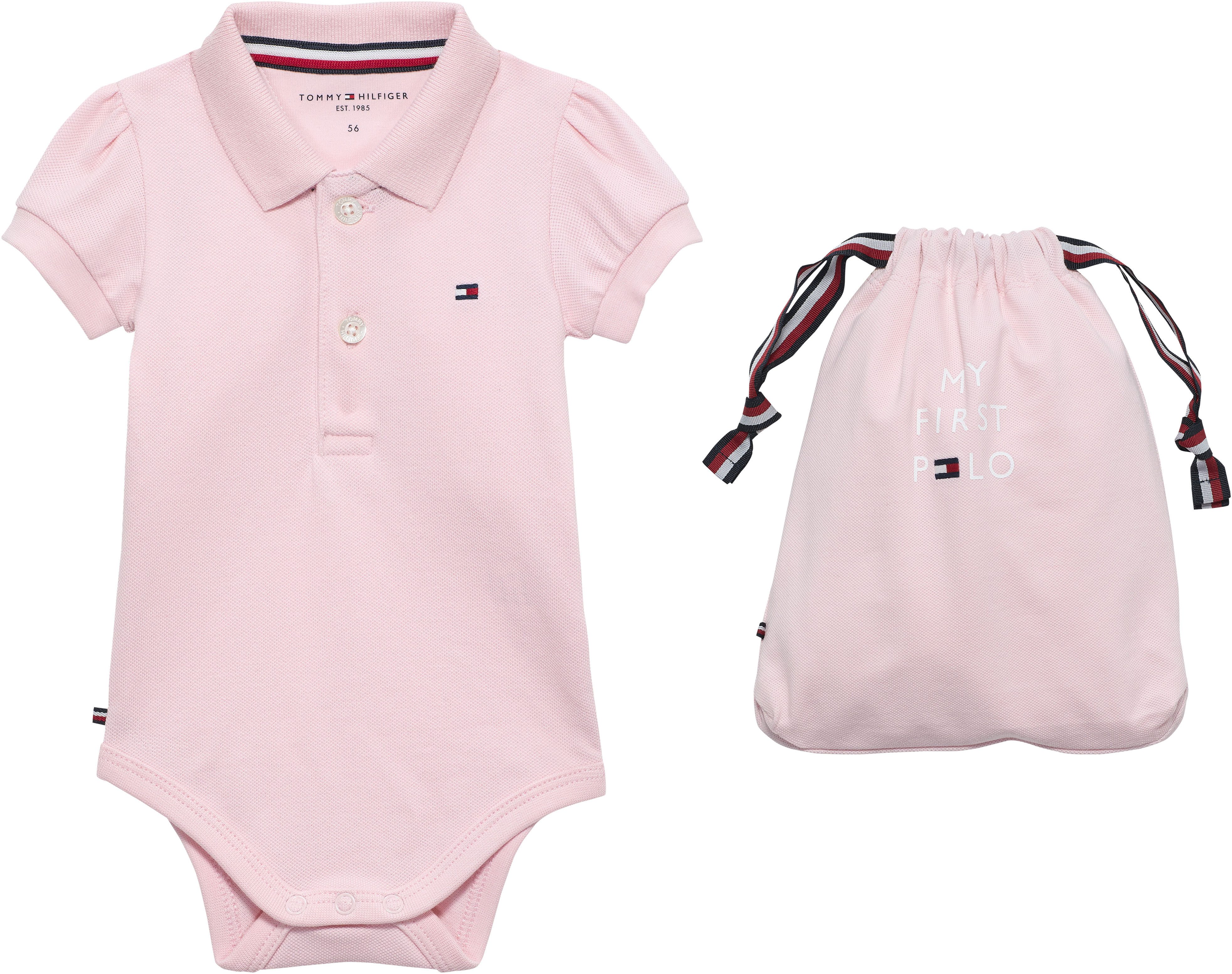 Tommy Hilfiger Kurzarmbody POLO BODY GIFTPACK (Set, 2-tlg) für Babys, mit Geschenkbeutel