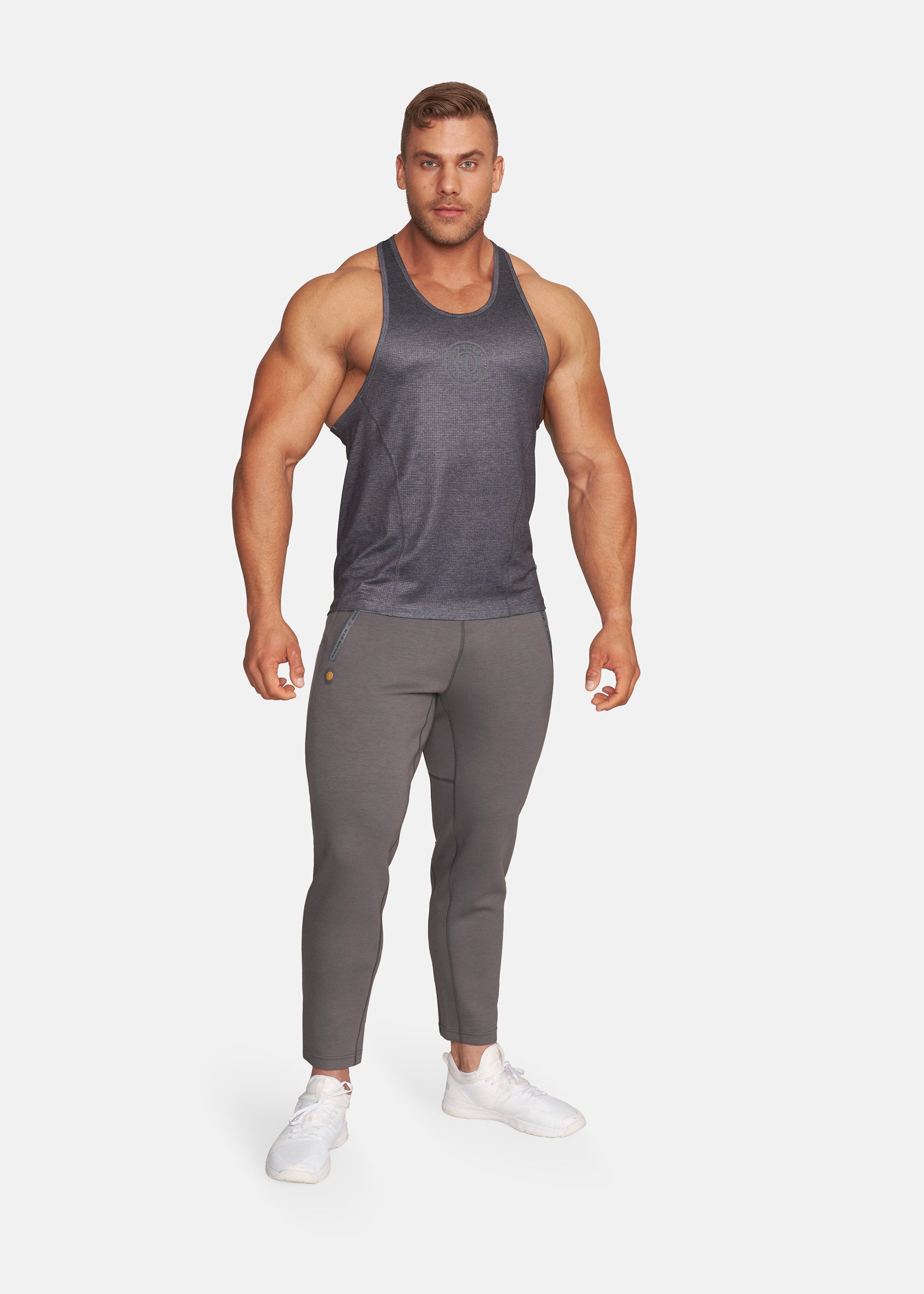 GOLD'S GYM APPAREL Tanktop WILT atmungsaktiv, schnelltrocknend, tief ausgeschnittenes Armloch – Bild 4 von 5