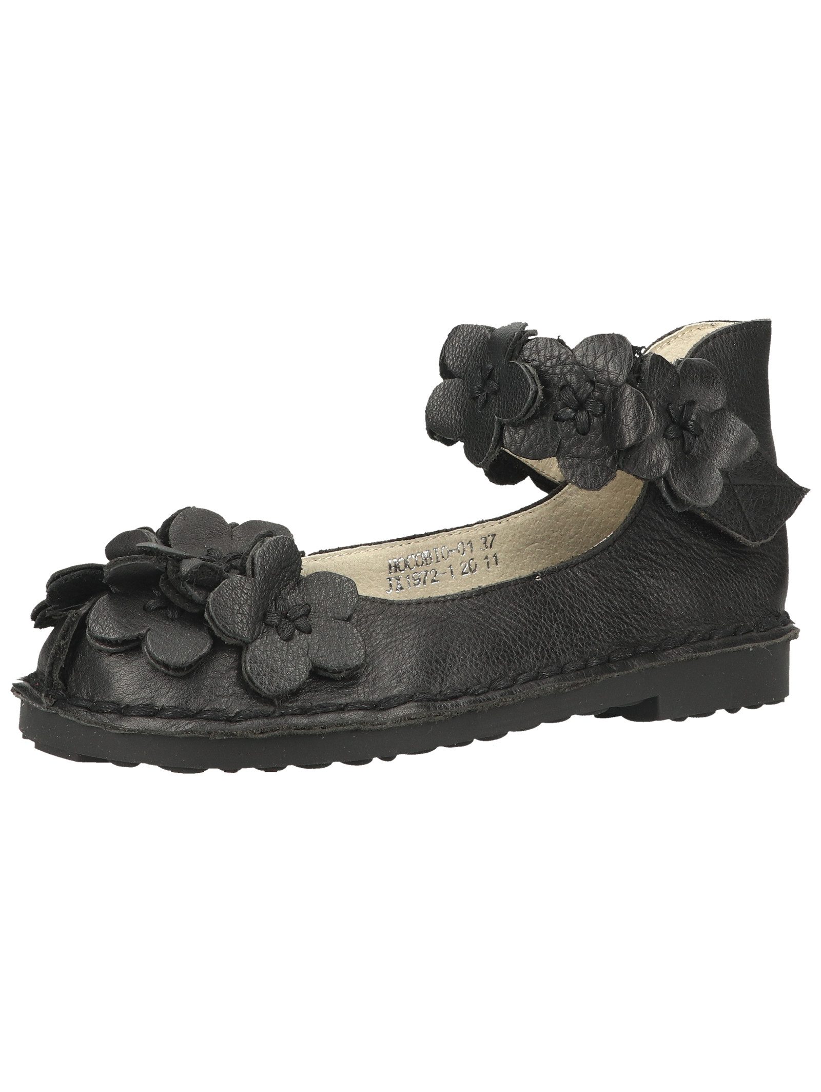 Ballerinas Leder Riemchenballerina