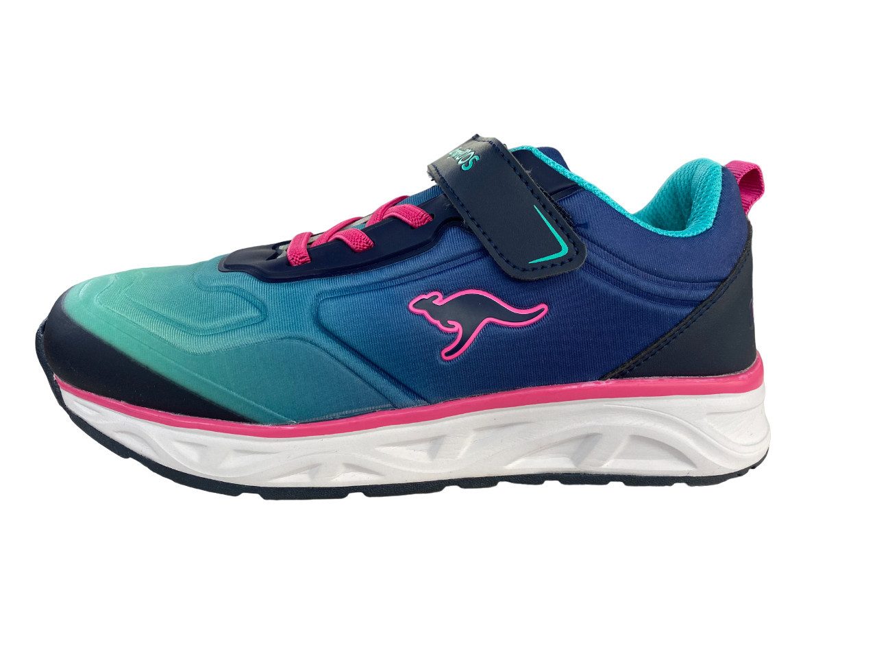 KangaROOS KangaROOS Kinder Sneaker K-OK AIROS EV 10007-4271 navy/daisy pink Hallenschuh
