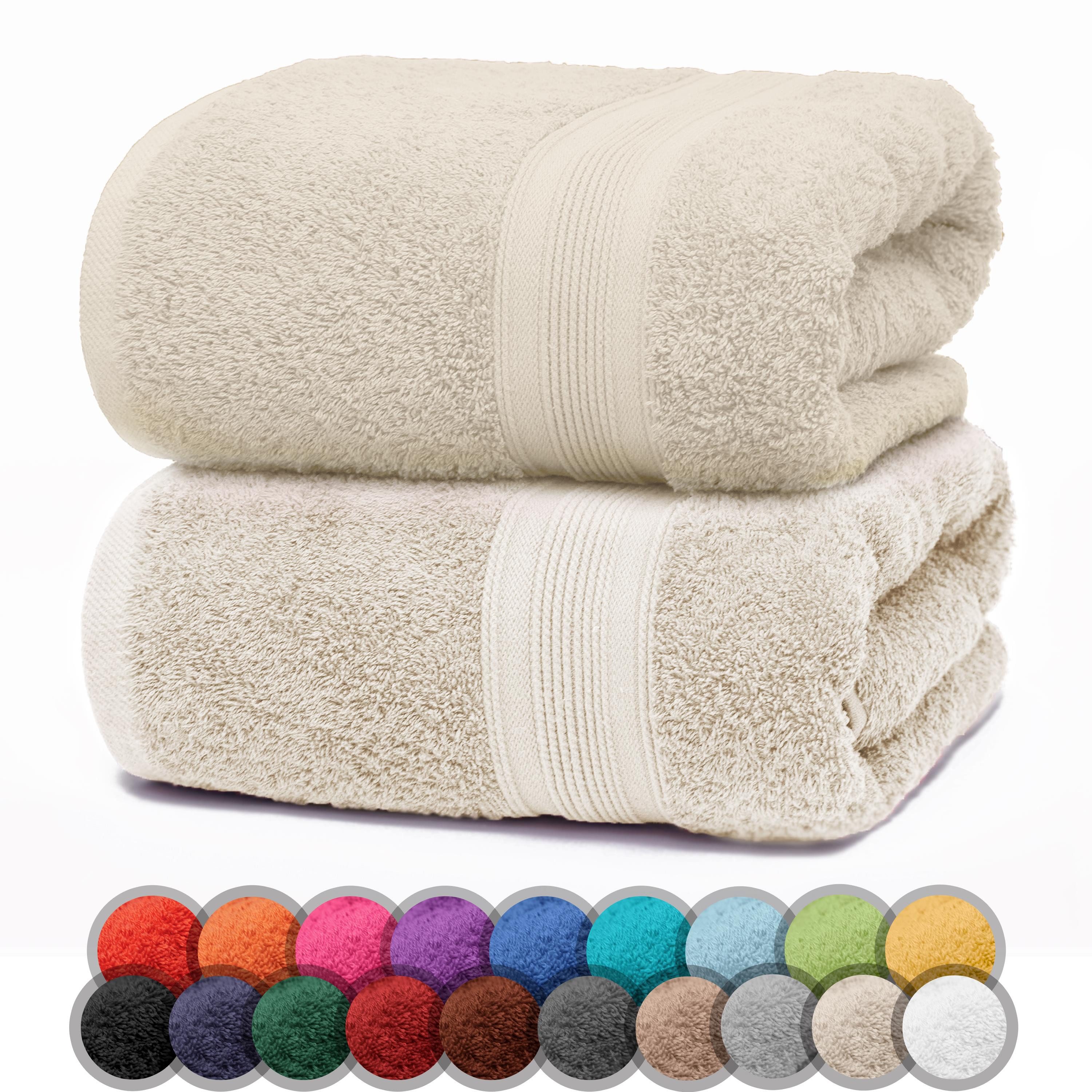 NatureMark Duschtücher 2er-Set Frottier Duschtücher 70x140cm, 100% Baumwoll günstig online kaufen