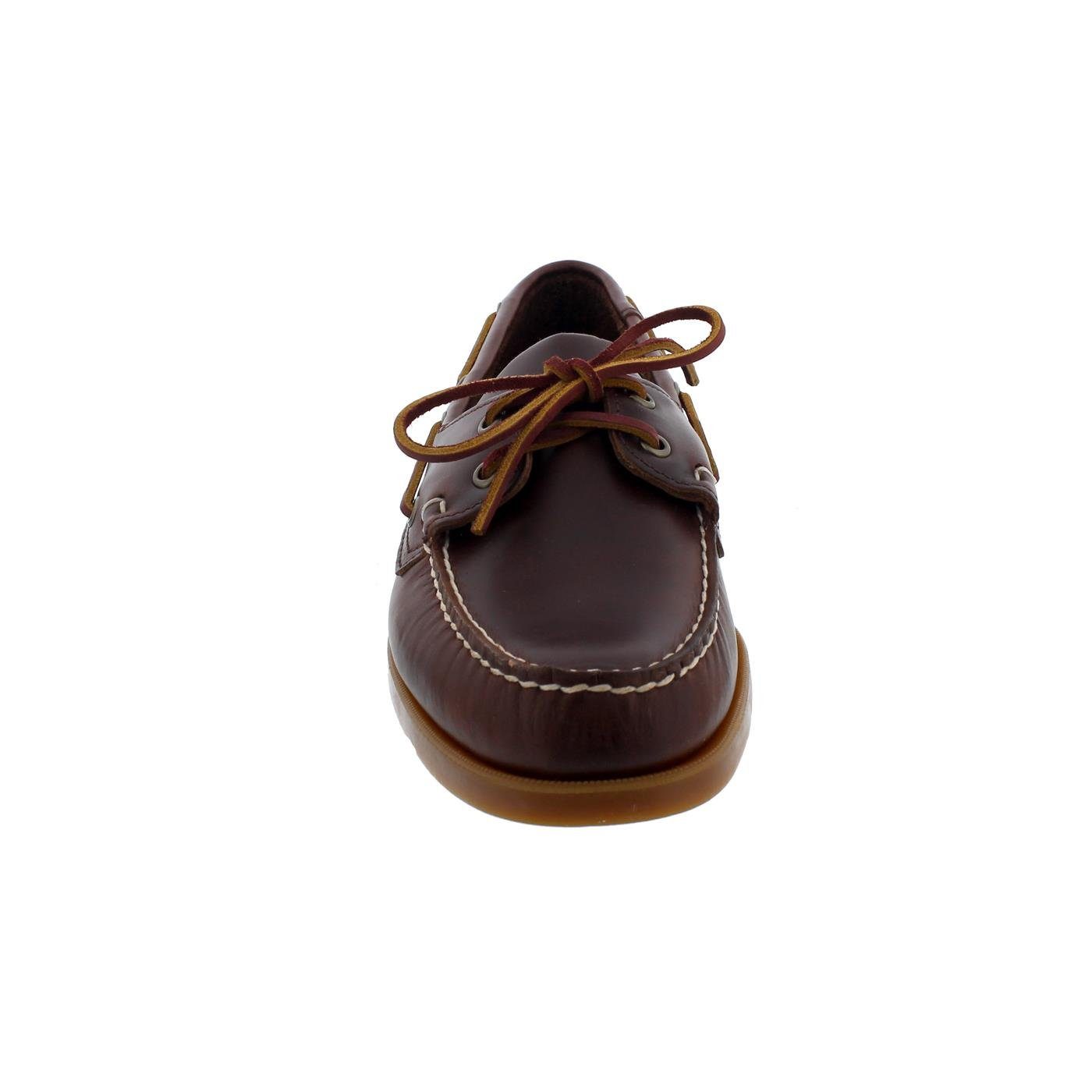 Sebago Sebago Docksides Men 70000G0-A20, Waxed Leather-Glattleder, Braun-Hone Bootsschuh