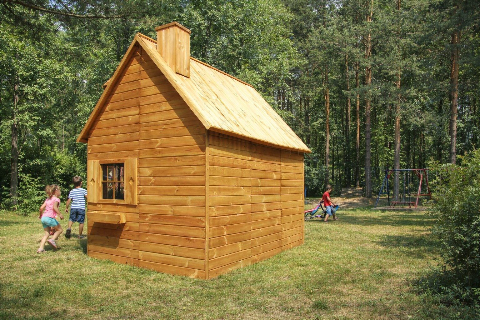 bv-vertrieb Spielhaus Zweistöckiges Kinderspielhaus Spielhaus 2,48×1,61x2,40 Spielhütt #3995