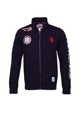 U.S. Polo Assn Sweatjacke Zipper Sweatjacket Full Zip mit Armprint FZ USPA (1-tlg)