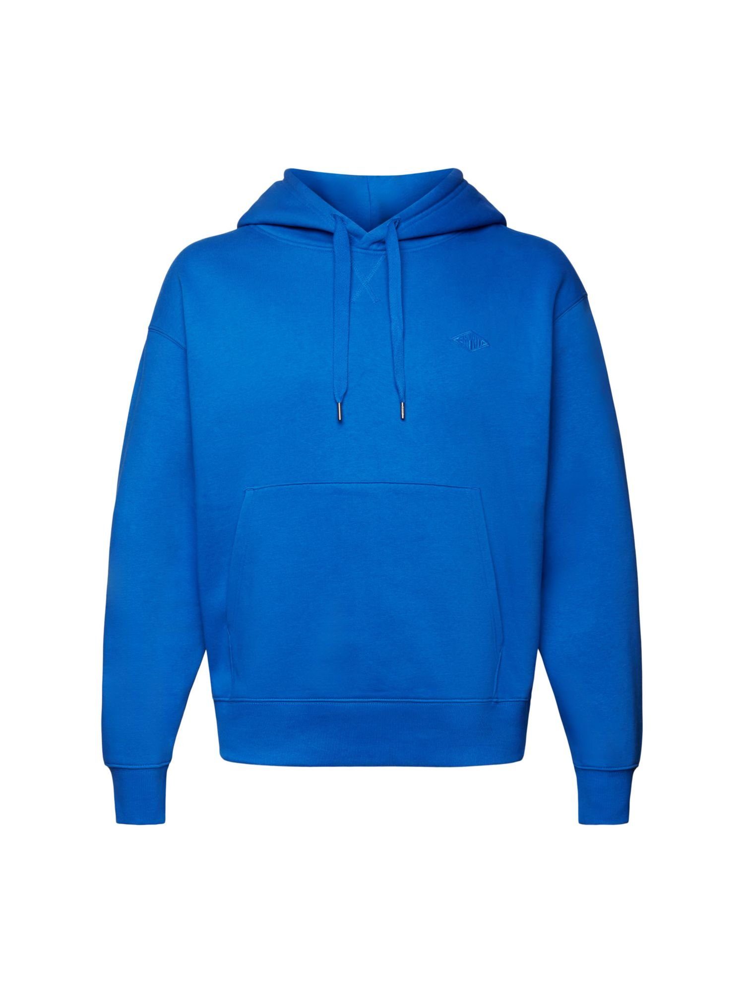 Logostickerei BLUE Sweatshirt (1-tlg) Sweat-Hoodie mit Esprit BRIGHT