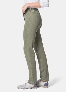 GOLDNER Bequeme Jeans Kurzgröße: Bequeme High-Stretch-Jeanshose