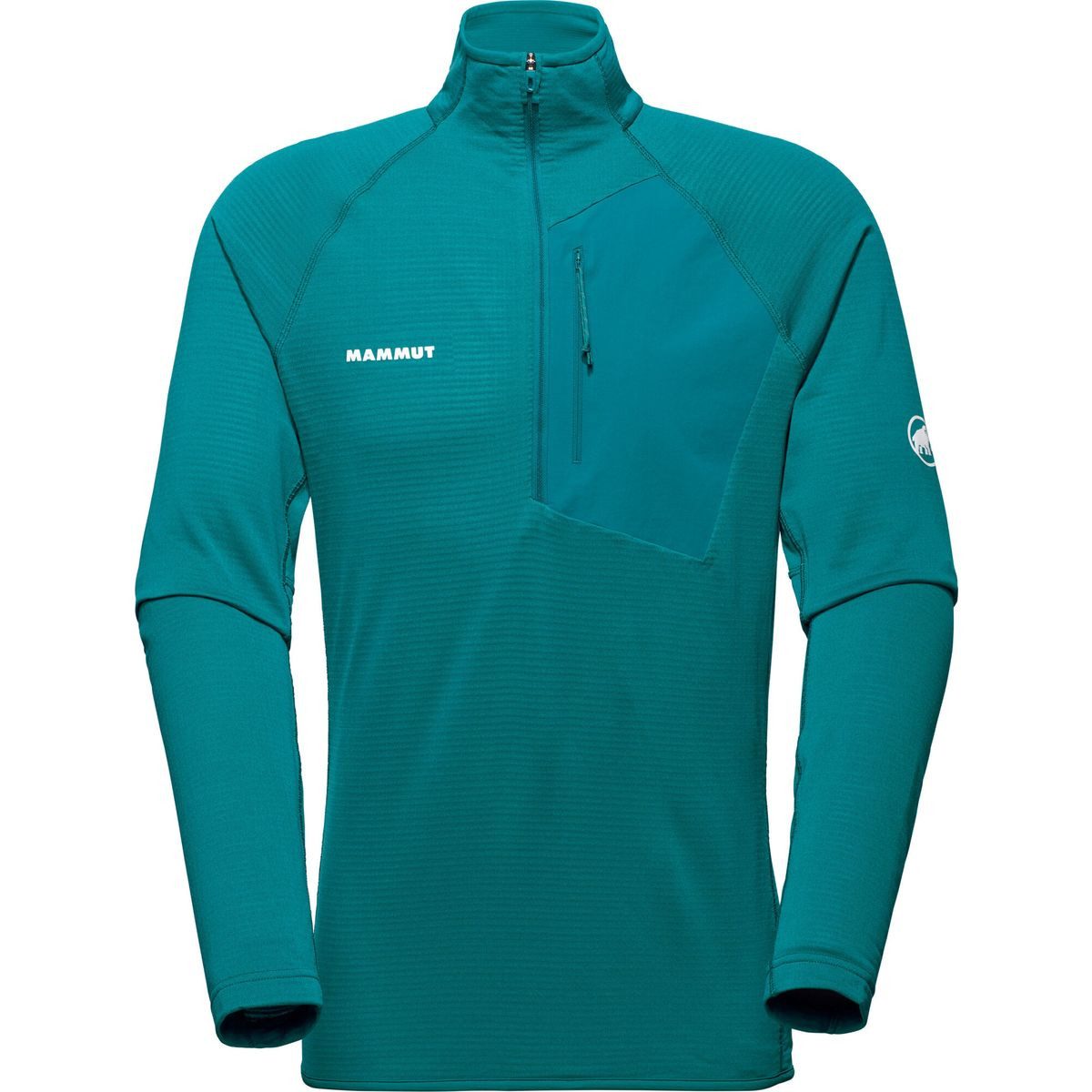 Mammut Fleecejacke Aenergy Light ML Half Zip Pull Men Vielseitiger, ultraleichter Midlayer mit recyceltem Polyester, ideal