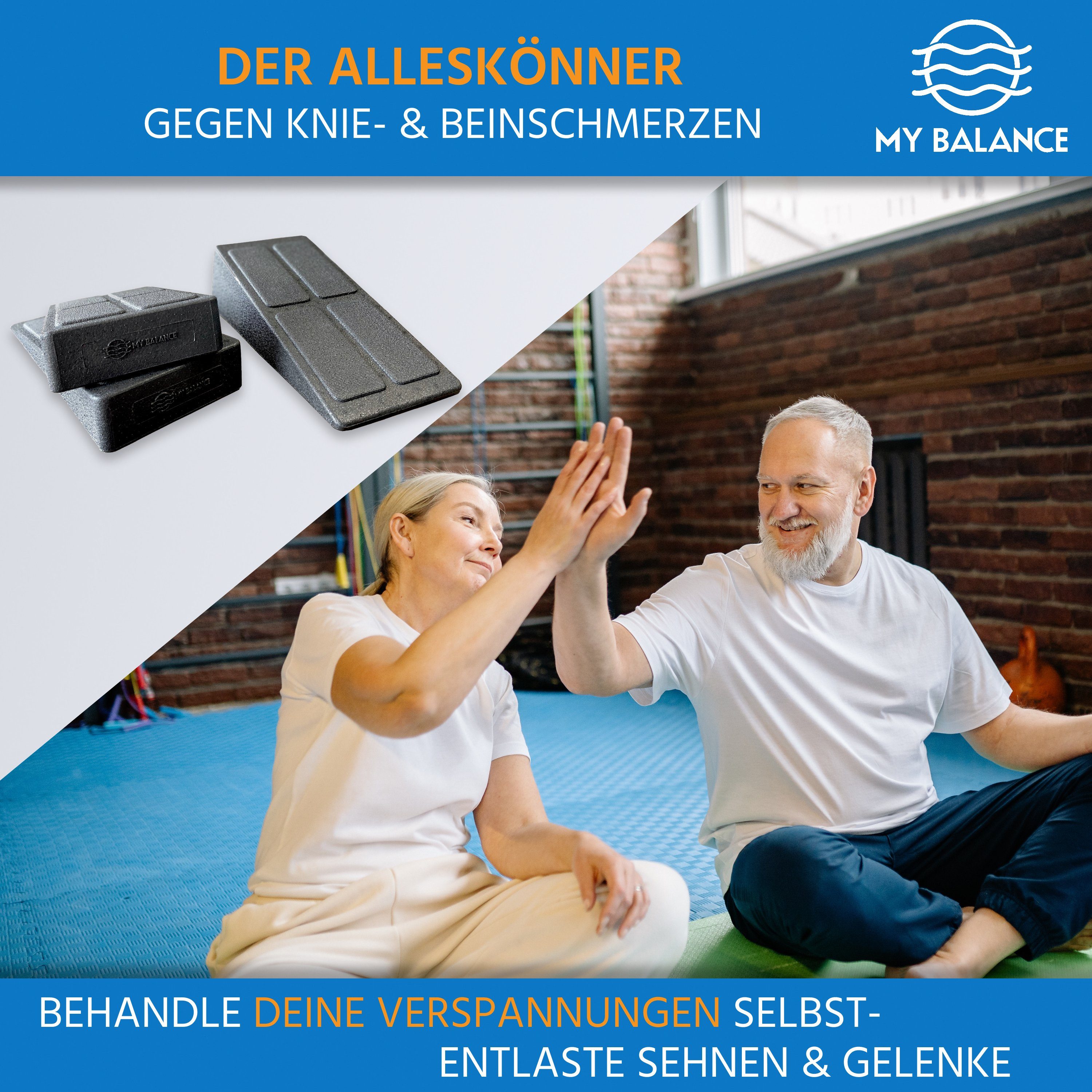 inkl. E-Book) Balance Multitrainer My gratis Wadendehner Premium 3er Balance Set E-Book, My Mit (3-St.,