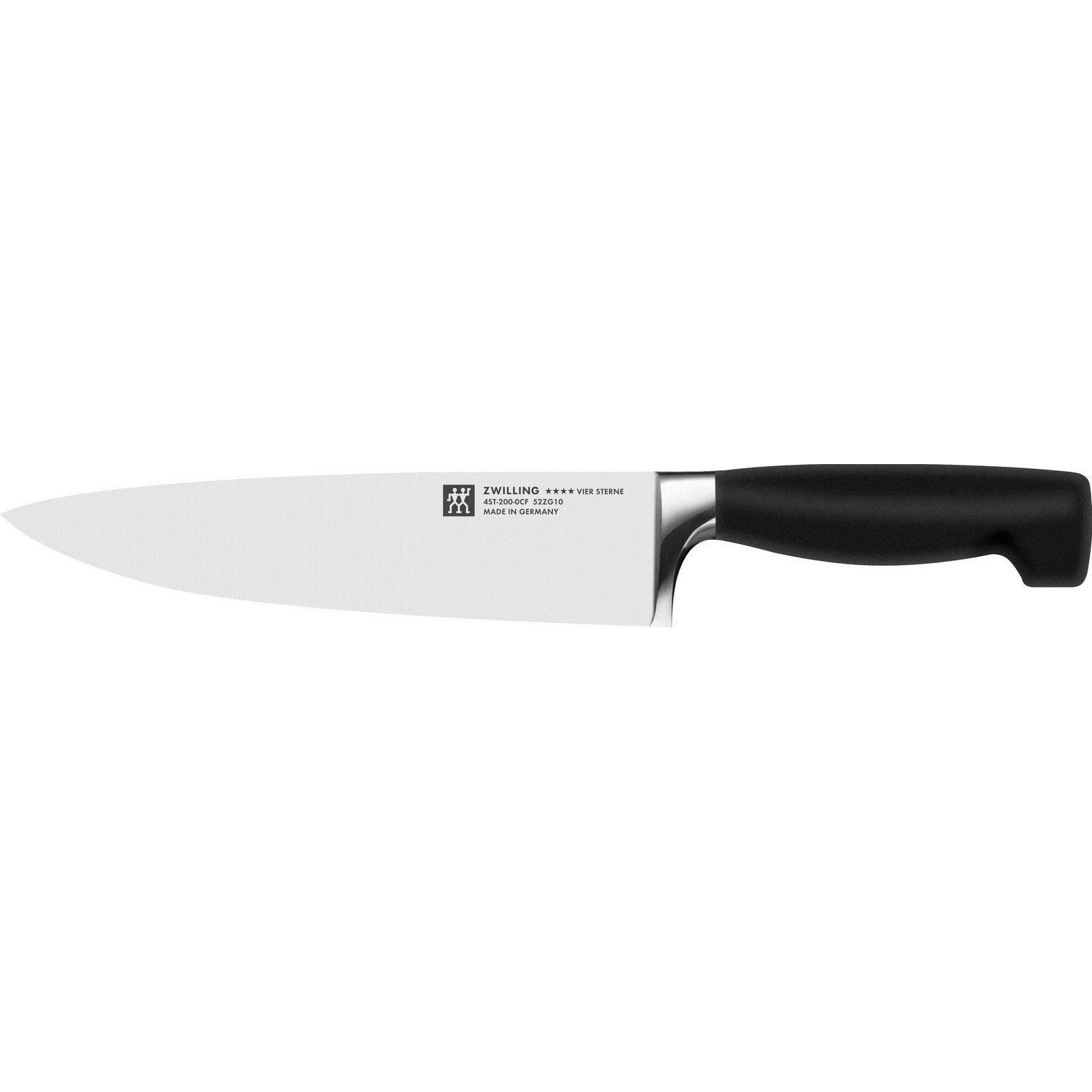 Zwilling Messer-Set ****VIER STERNE (2-tlg), Spick-/Garniermesser 10 cm & Kochmesser 20 cm Messerset 2-tlg.