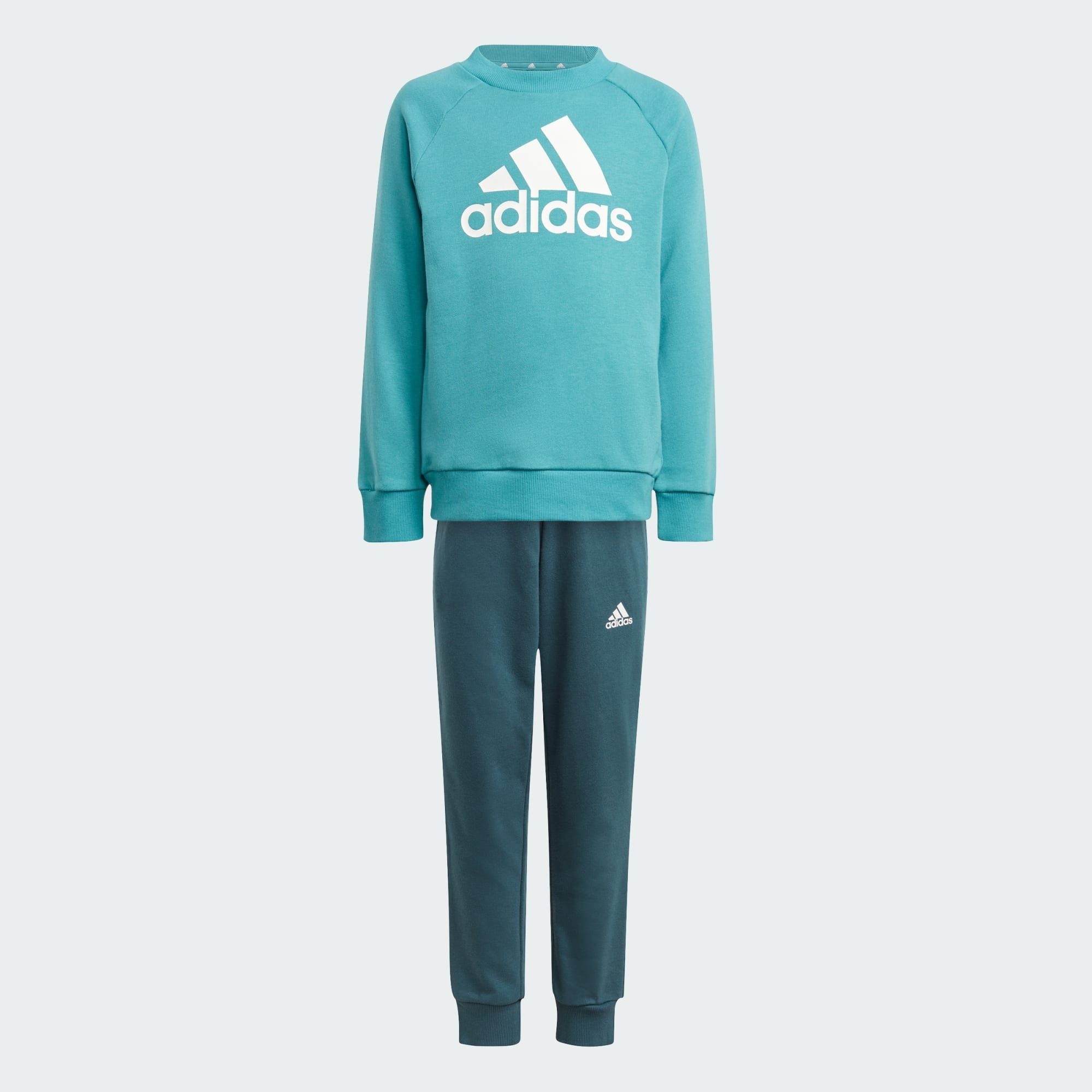 adidas Sportswear TERRY LOGO Trainingsanzug Fusion White FRENCH / JOGGINGANZUG ESSENTIALS Arctic