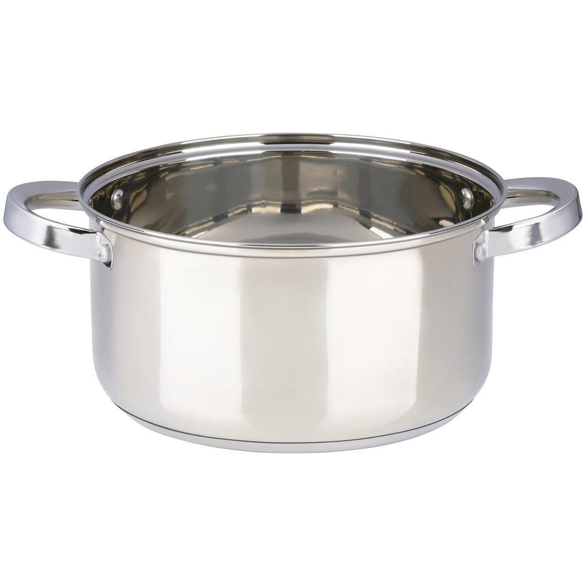 Alpina Grillpfanne alpina Kochtopf 4,7L mit Glasdeckel - Edelstahlpfanne