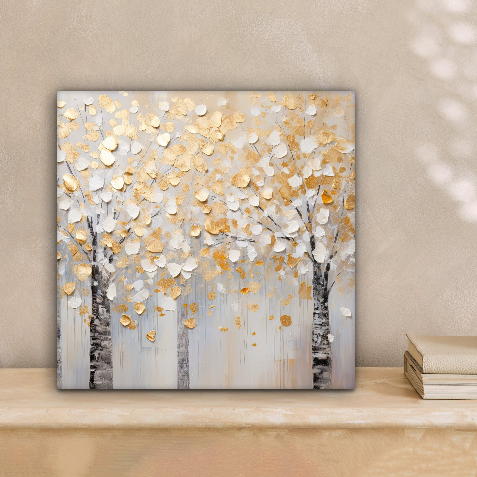 OneMillionCanvasses® Leinwandbild Bäume - Aquarell - günstig online kaufen