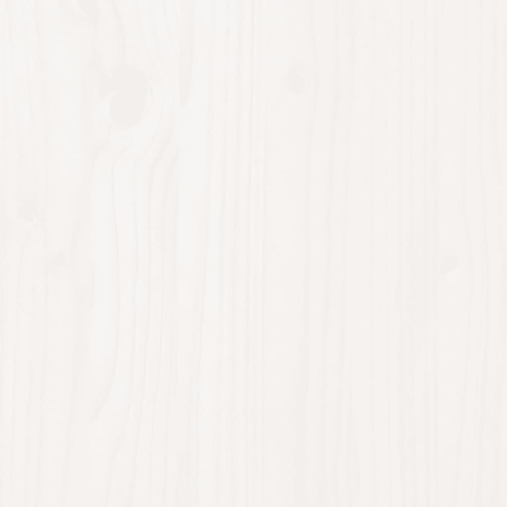 möbelando Schuhregal 3013363, 34x60x45 in cm, LxBxH: Kiefer-Massivholz aus Weiß