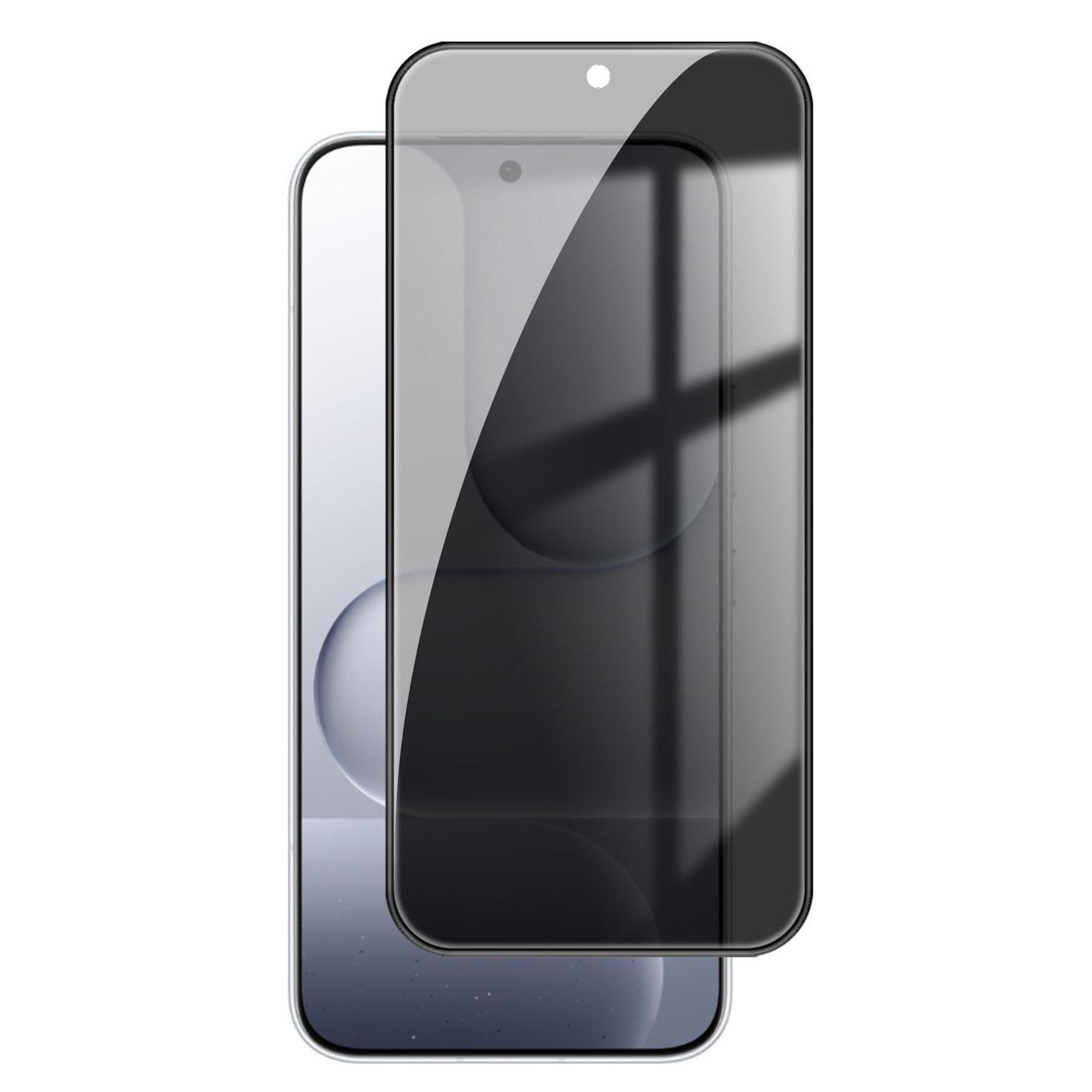 Wigento Displayschutzglas Privacy 2x für Honor 600 / 600 Pro Display 9H Hartglas Blickschutz für Honor 600 / 600 Pro, Spar Set Privacy Display Schutz Glas – Bild 2 von 5