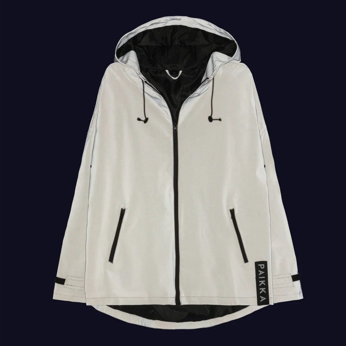PAIKKA Regenjacke Regenmantel für Zweibeiner reflektierend Unisex "Human Visibility Rai