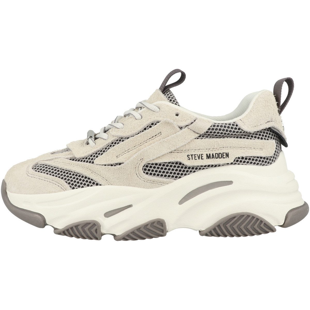 STEVE MADDEN Possession-E Damen Sneaker Turnschuhe, Sportschuhe, Freizeitschuhe, Halbschuhe, Schnürschuhe