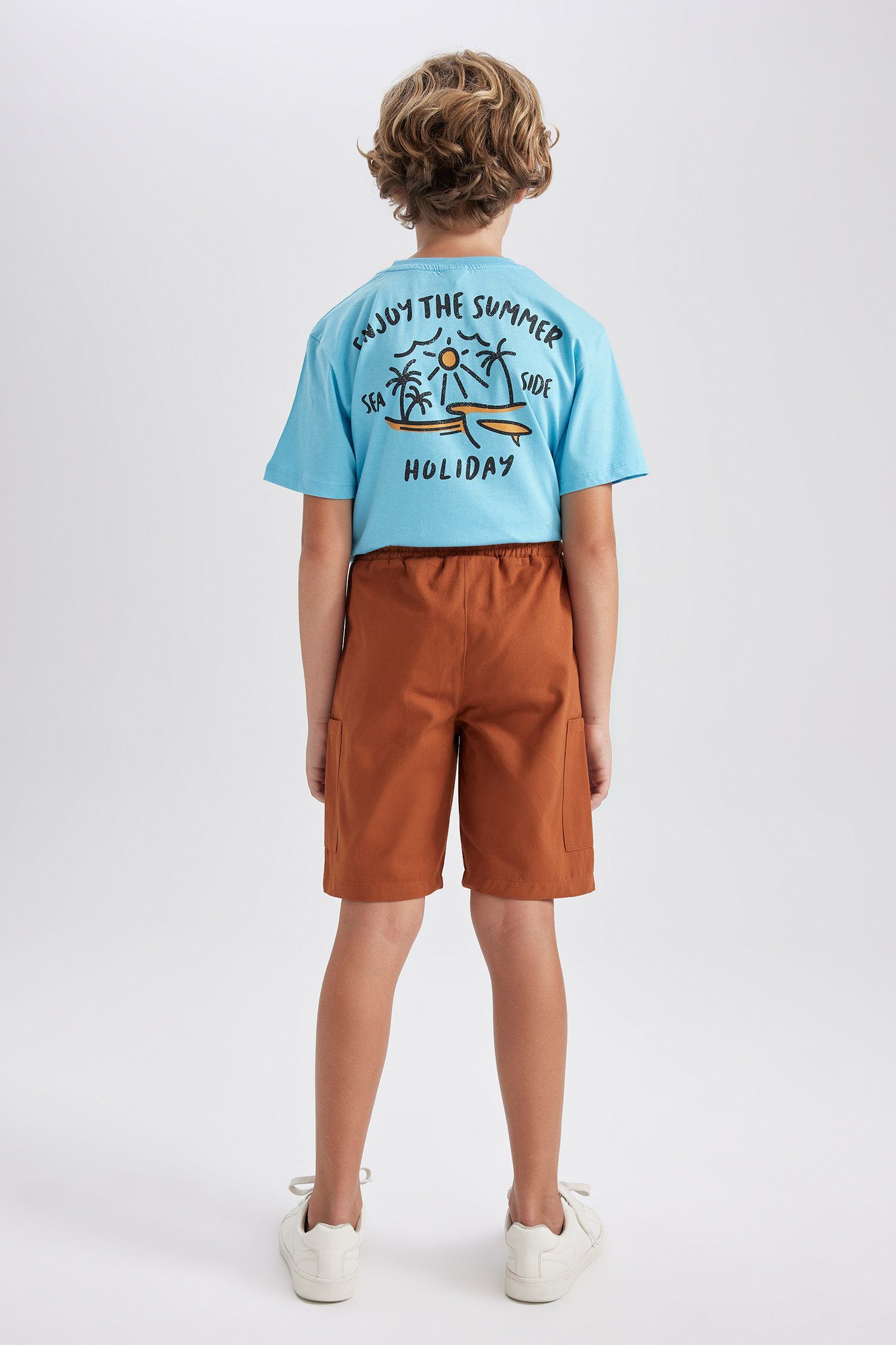 Shorts Jungen FIT Camel Shorts Dunkel DeFacto REGULAR