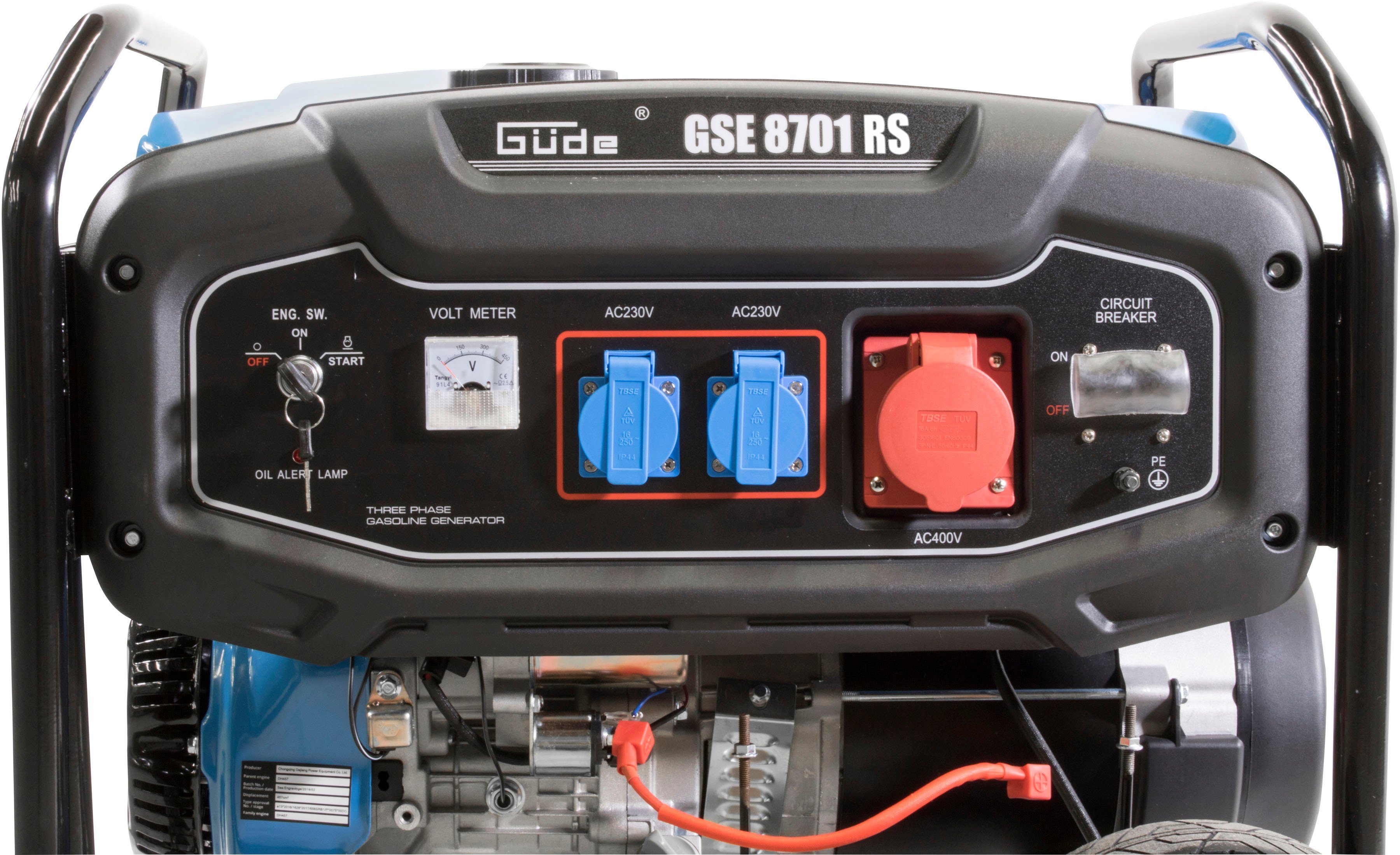 Güde Stromerzeuger »GSE 8701 RS«, 9,3 in kW