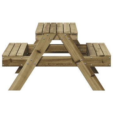 vidaXL Gartentisch Picknicktisch für Kinder 88x97x52 cm Imprägniertes Kiefernholz (1-St)