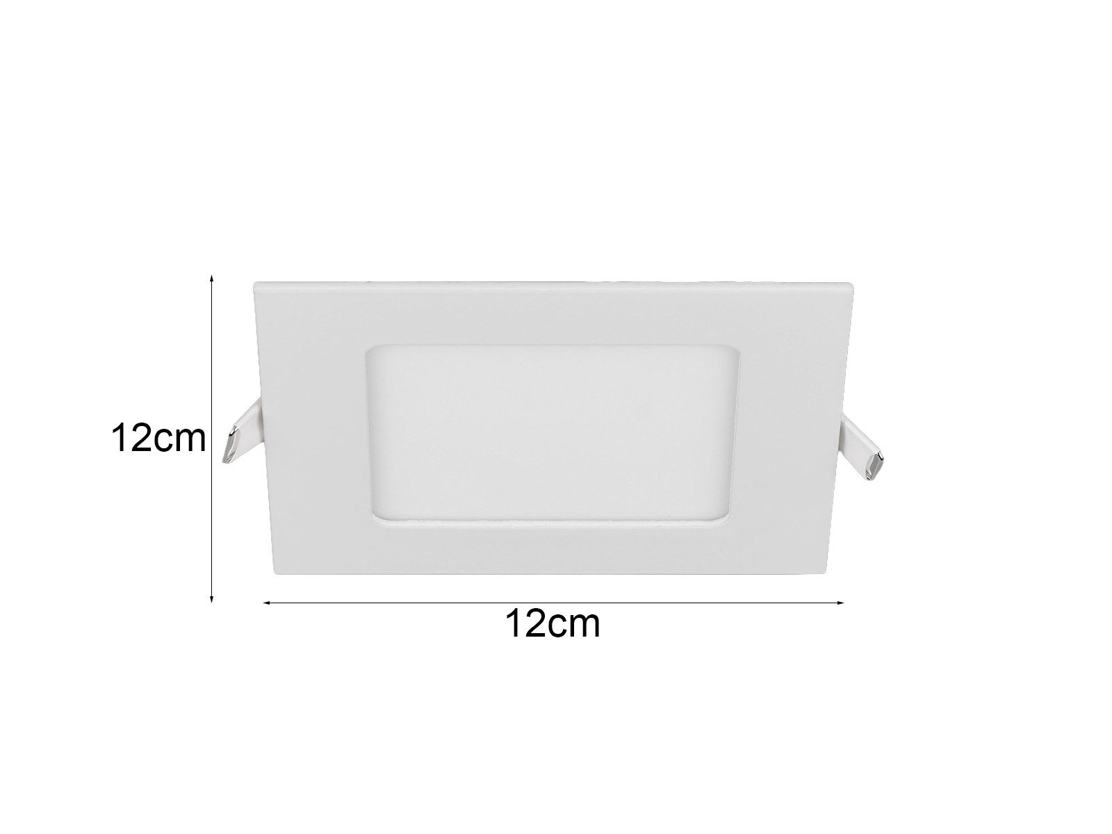 TRIO Leuchten LED Einbaustrahler flache Einbautiefe 230V ohne Trafo B12cm, Dimmbar, LED fest integriert, Warmweiß, Neutralweiß, Tageslichtweiß, Decken-Einbaustrahler flach-e Einbautiefe