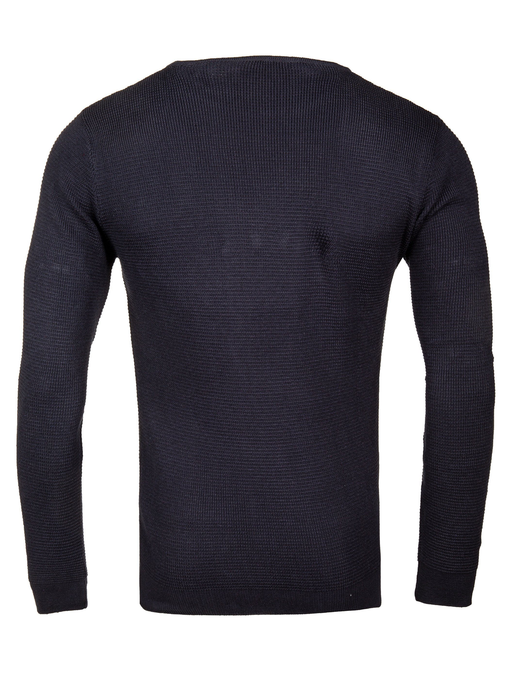WOTEGA Strickpullover Structured Crew Neck Noah