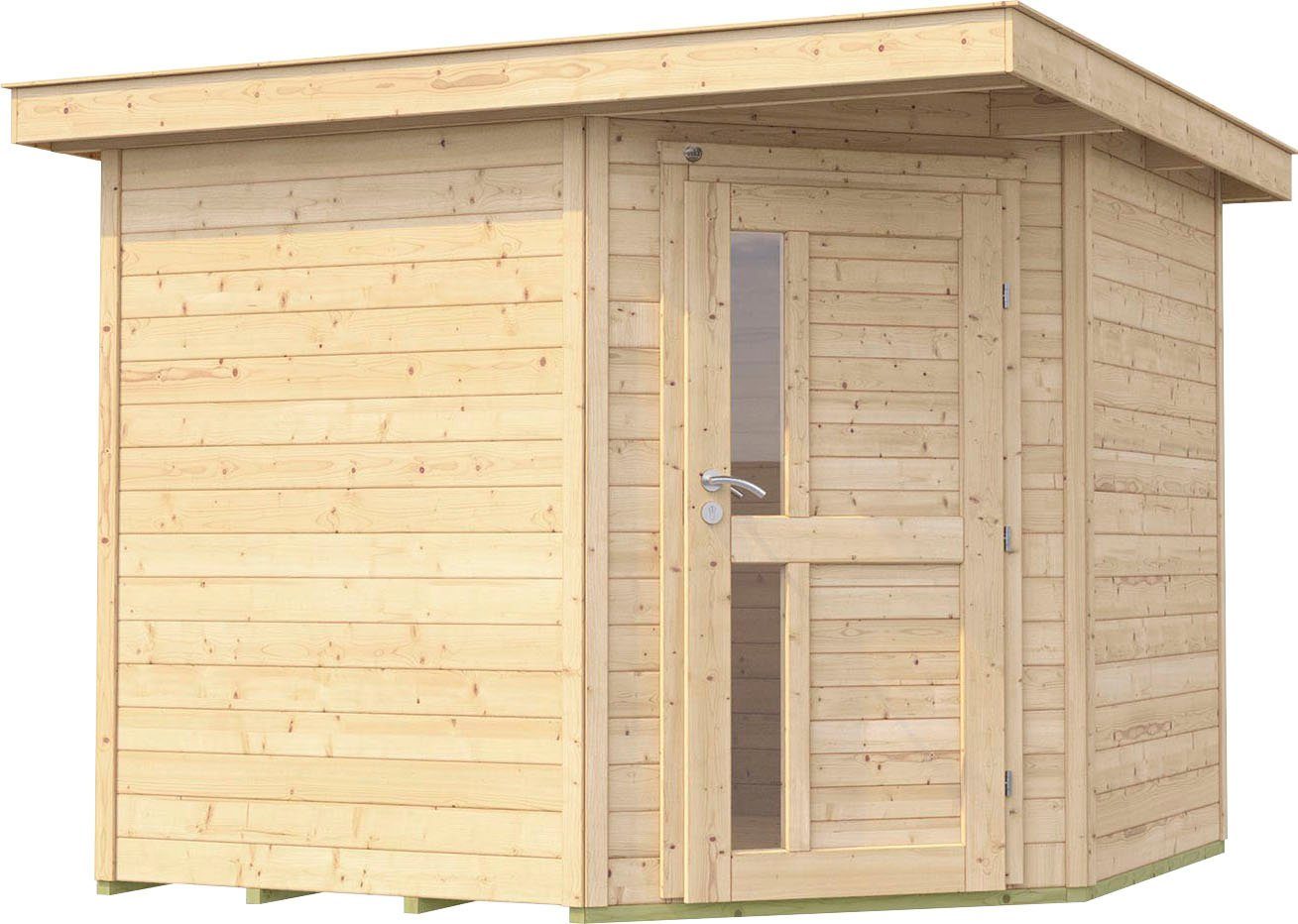 weka Gartenhaus 229 A beige
