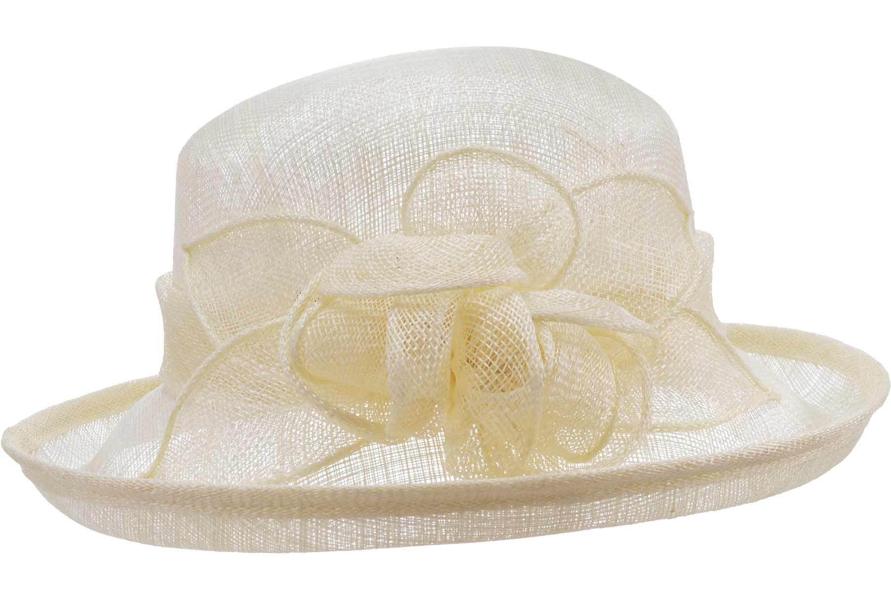 Seeberger Strohhut Sinamay Bolero mit Blüte günstig online kaufen