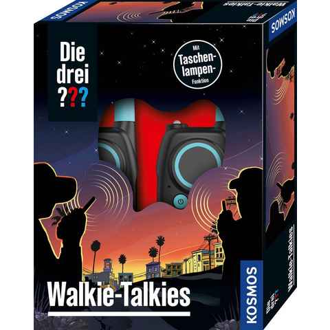 Kosmos Walkie Talkie Die drei ???, (2-St), mit Taschenlampen-Funktion