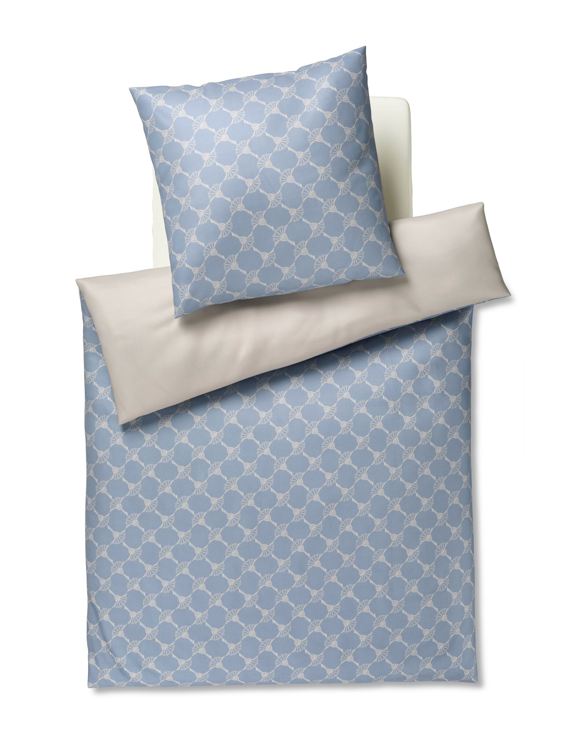 JOOP! Bettwäsche JOOP! LIVING - CORNFLOWER DOUBLE Garnitur, Textil, 2 teilig