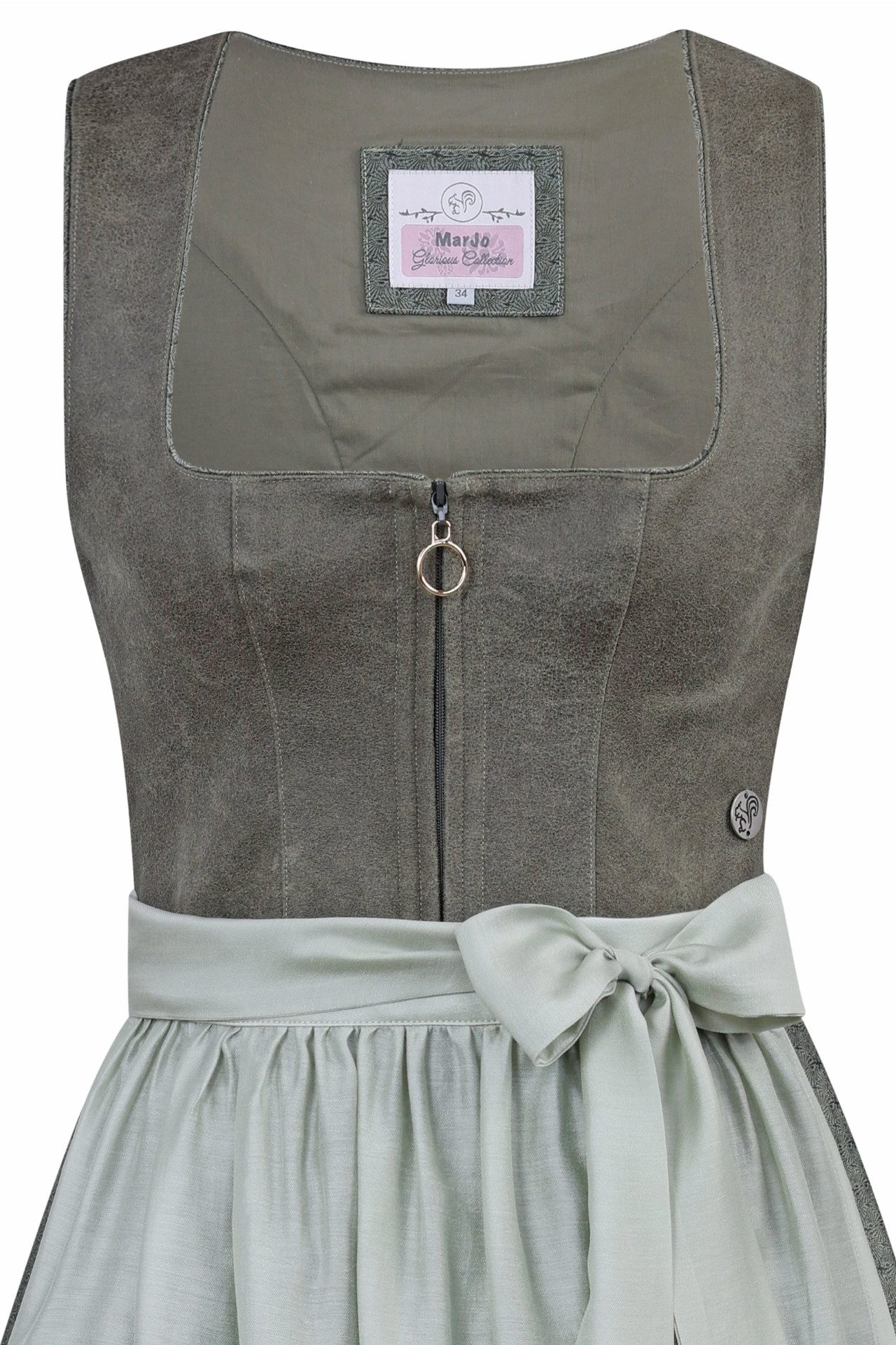 MarJo Dirndl Midi Dirndl 2tlg. - PETERSHAUSEN - artischocke/jadegrün