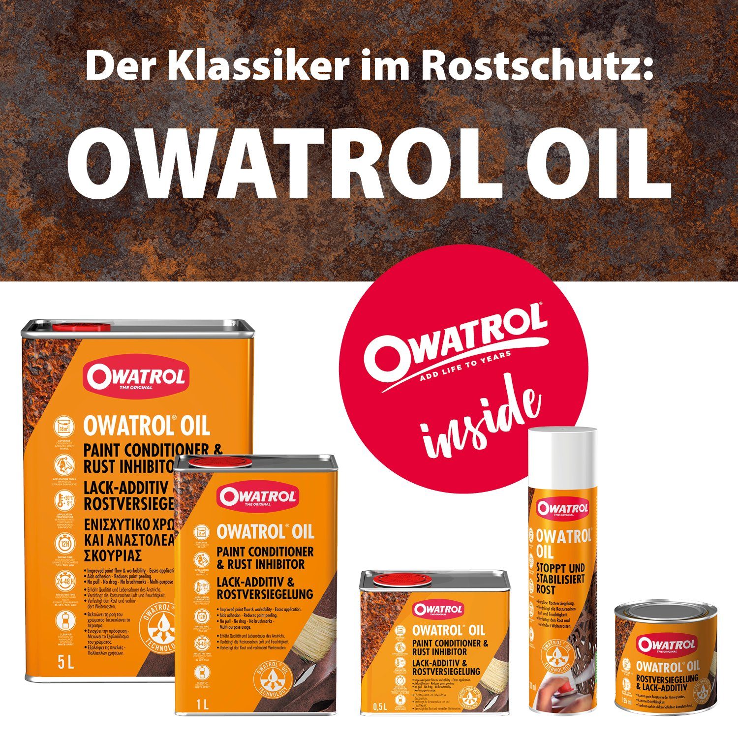 OWATROL Rostschutzgrundierung OWATROL ÖL – Bild 4 von 4