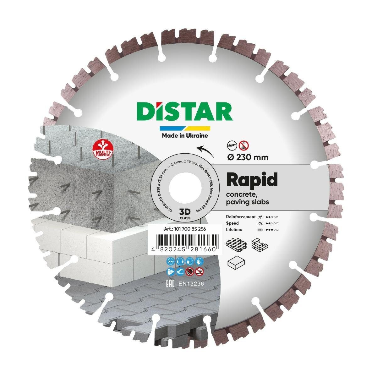 BOSCH Diamanttrennscheibe Bosch DISTAR DIAMANTSCHEIBE RAPID