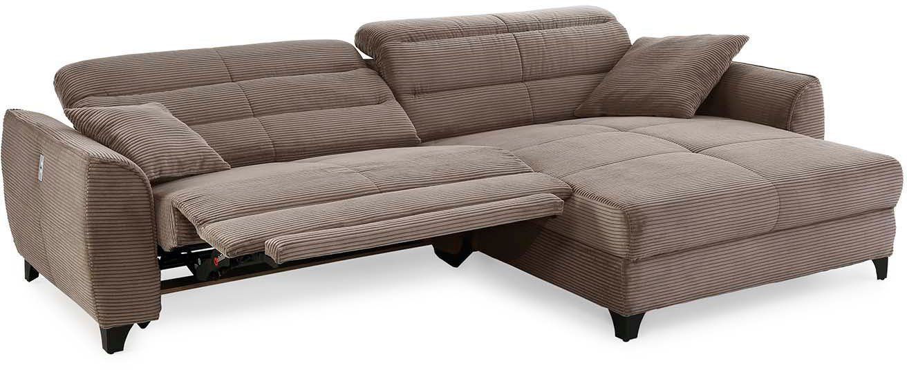 Jockenhöfer Gruppe elektromotorischen breiten, One, 120cm 2x Ecksofa Double Relaxfunktionen mit