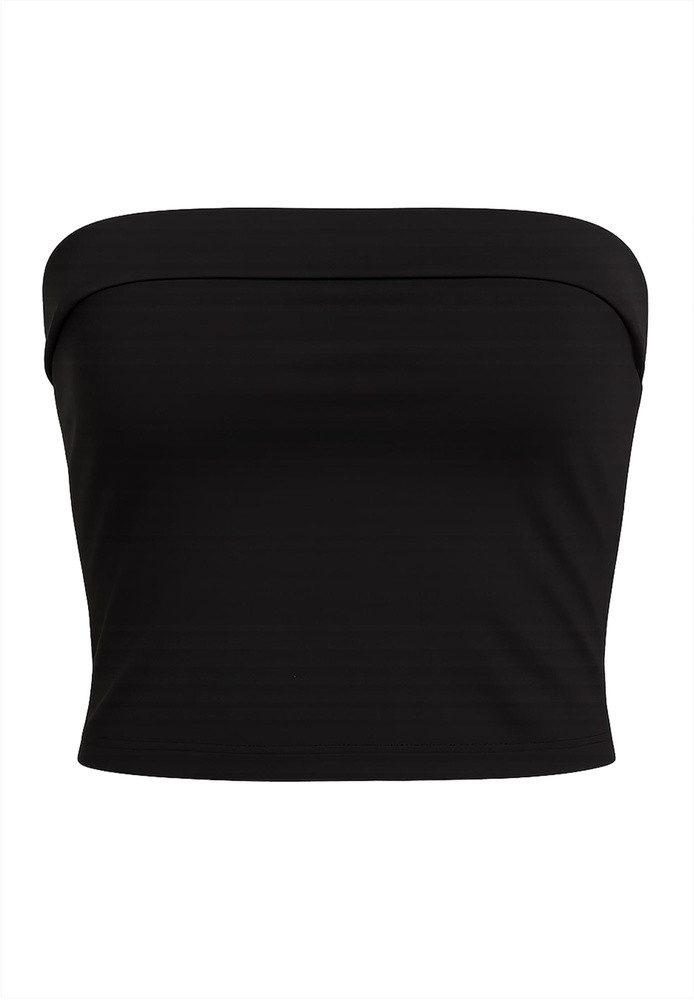 URBAN CLASSICS Shirttop Ladies Bandeau Cropped Top – Bild 5 von 5