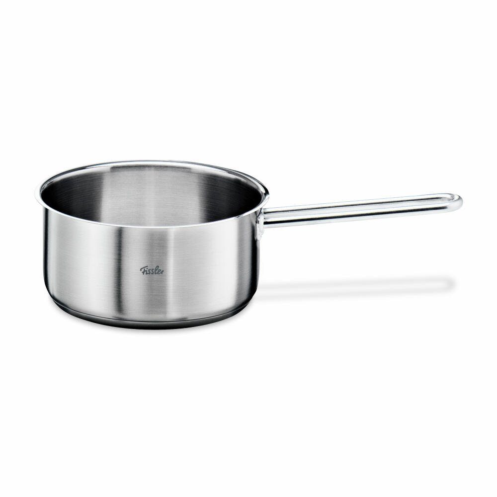 Fissler Kasserolle Viseo mit Stiel Induktion Ø 16 cm, Edelstahl 18/10,  Praktischer Schüttrand