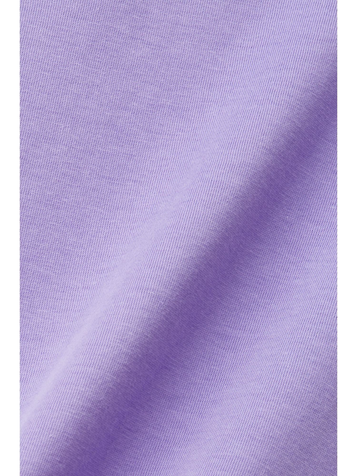 Esprit by PURPLE Print mit Baumwoll-T-Shirt (1-tlg) edc T-Shirt