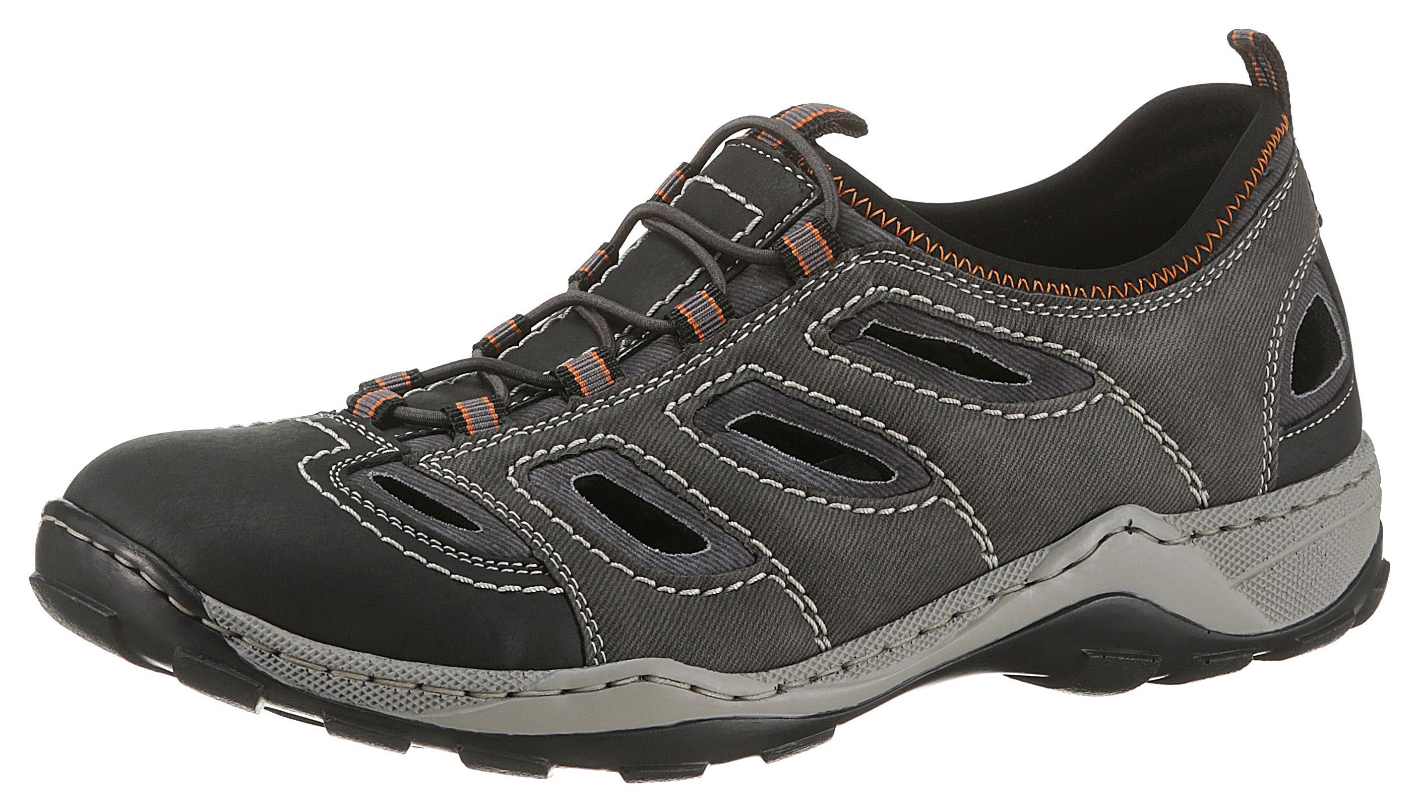 Rieker Слипперы Trekking Schuh, Sandale, Sommerschuh mit praktischem Gummizug