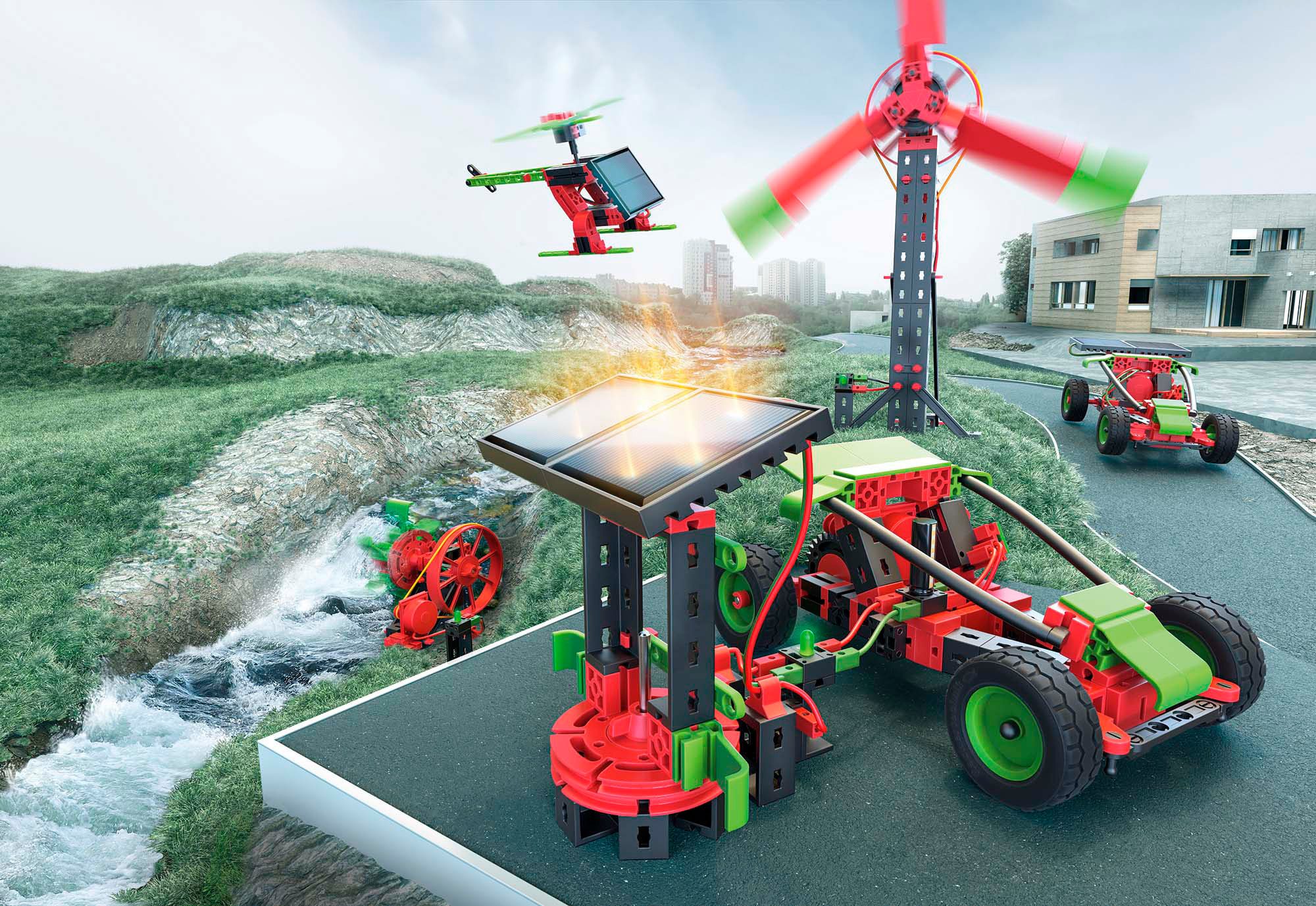 fischertechnik Profi Green Energy Konstruktions-Spielset, (339 St)