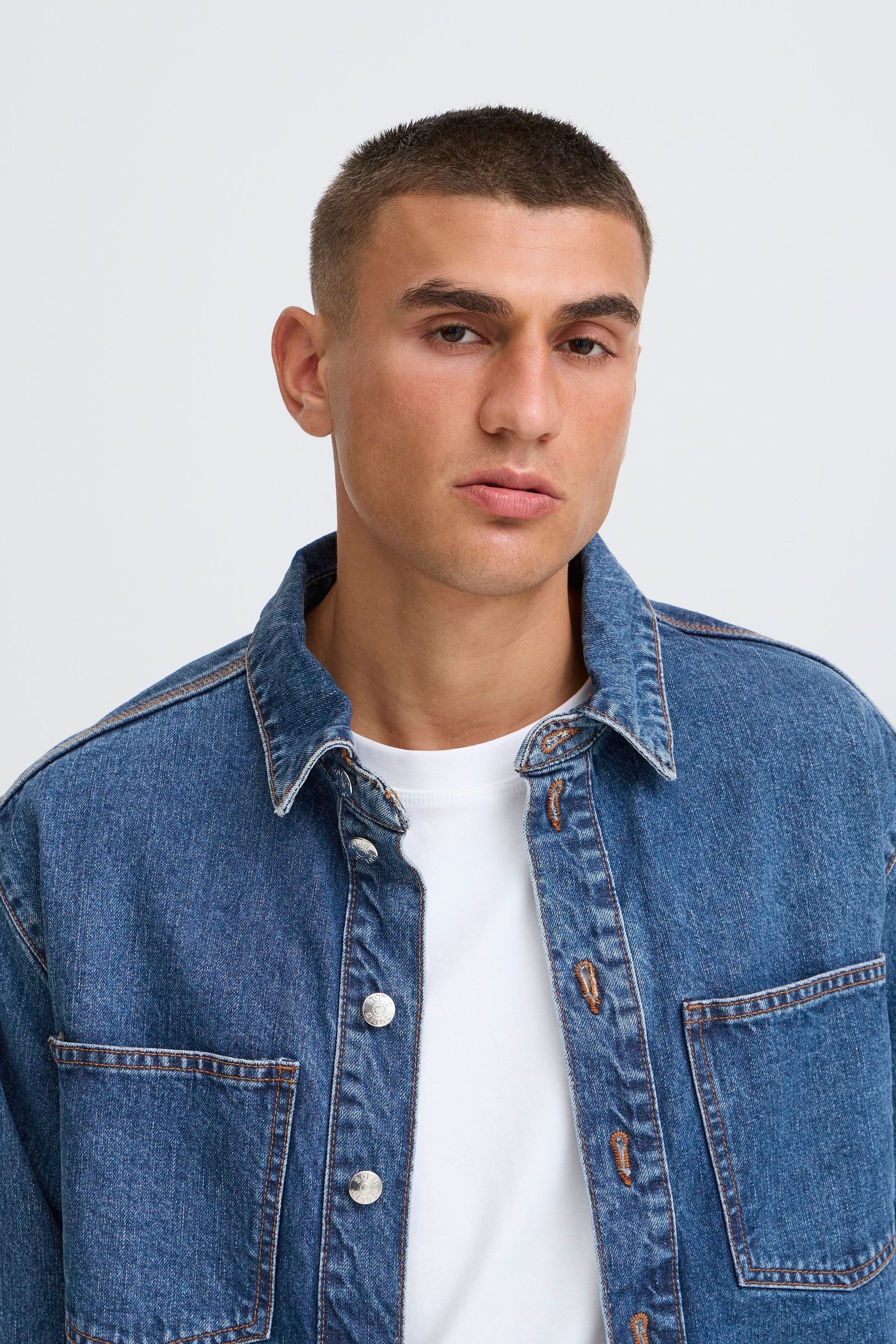 !Solid Jeansjacke SDWilliam Modische Jeansjacke mit lockerem Schnitt