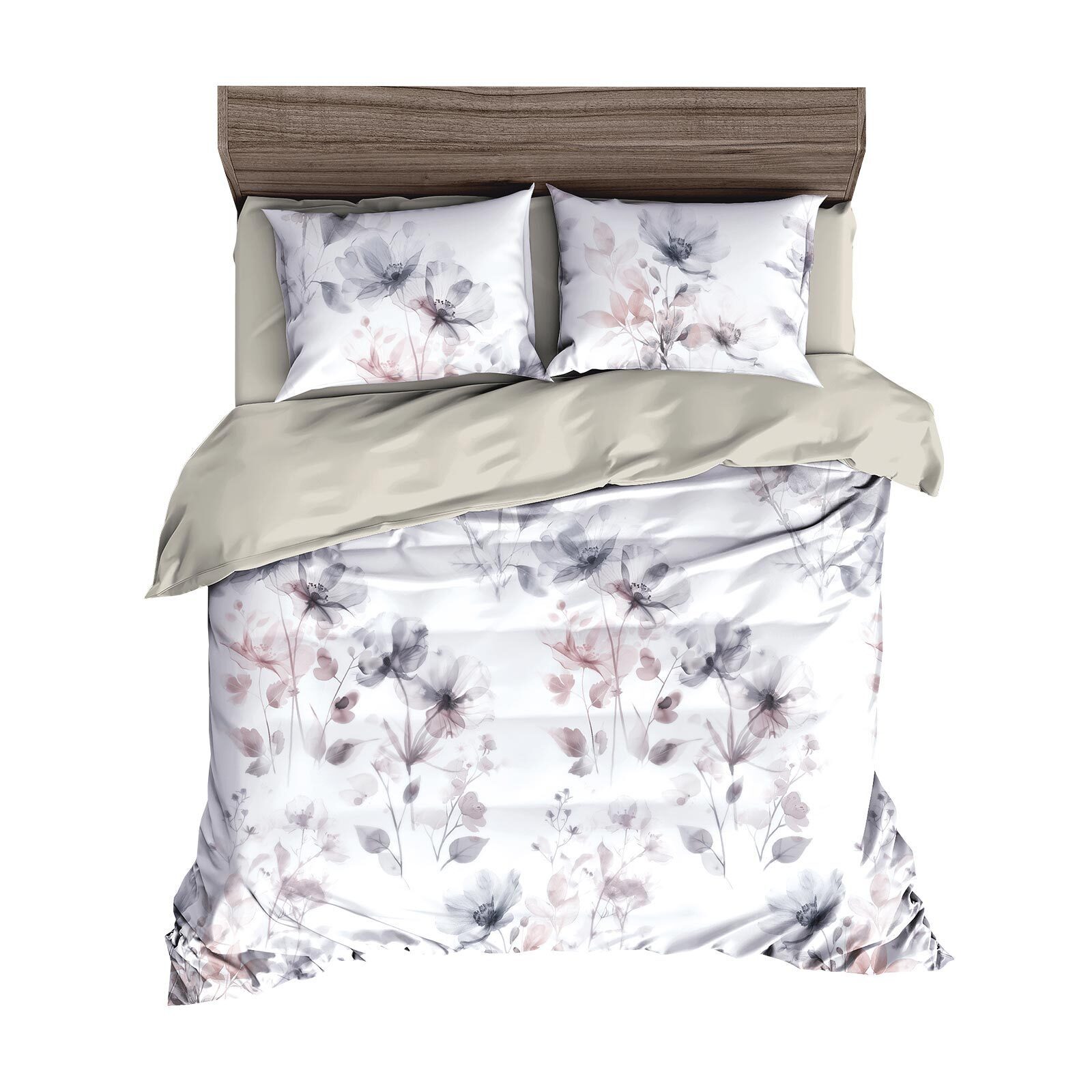 TRAUMSCHLAF Bettwäsche Porto, Mako Satin, 2 teilig, mit seidigem Glanz