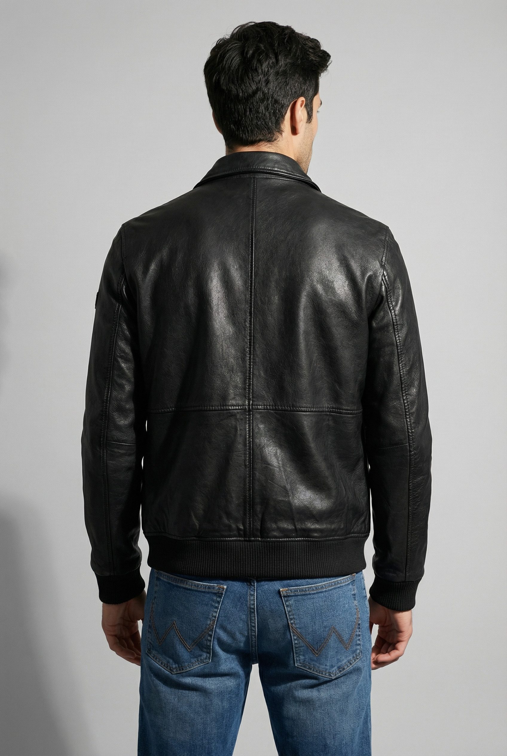 Mauritius Lederjacke MMCrovig mit Umlegekragen günstig online kaufen