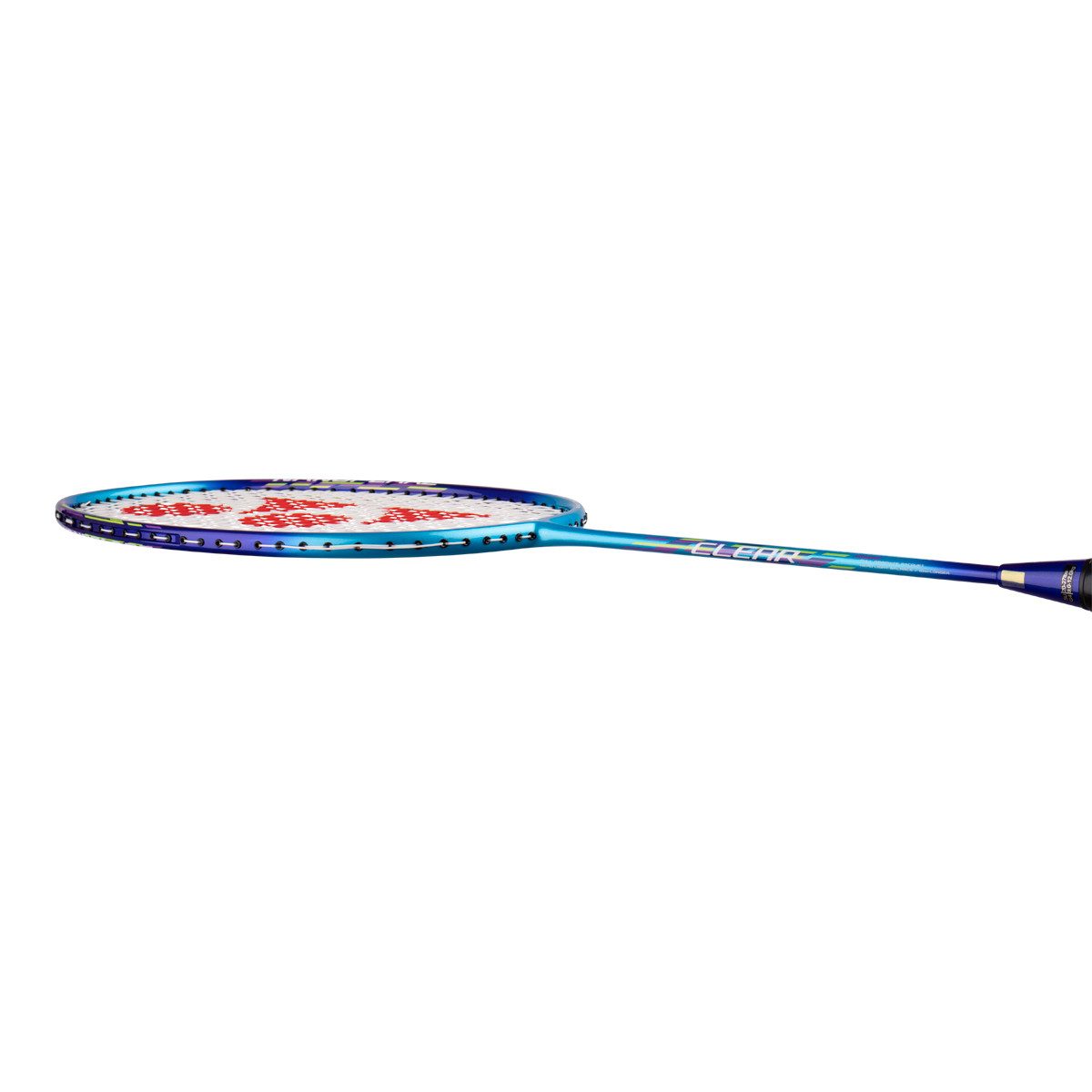 Yonex Badmintonschläger Nanoflare 001 Clear (grifflastig, flexibel) cyanblau - besaitet, Gewichtsklasse: 5U/G4 – Bild 2 von 3